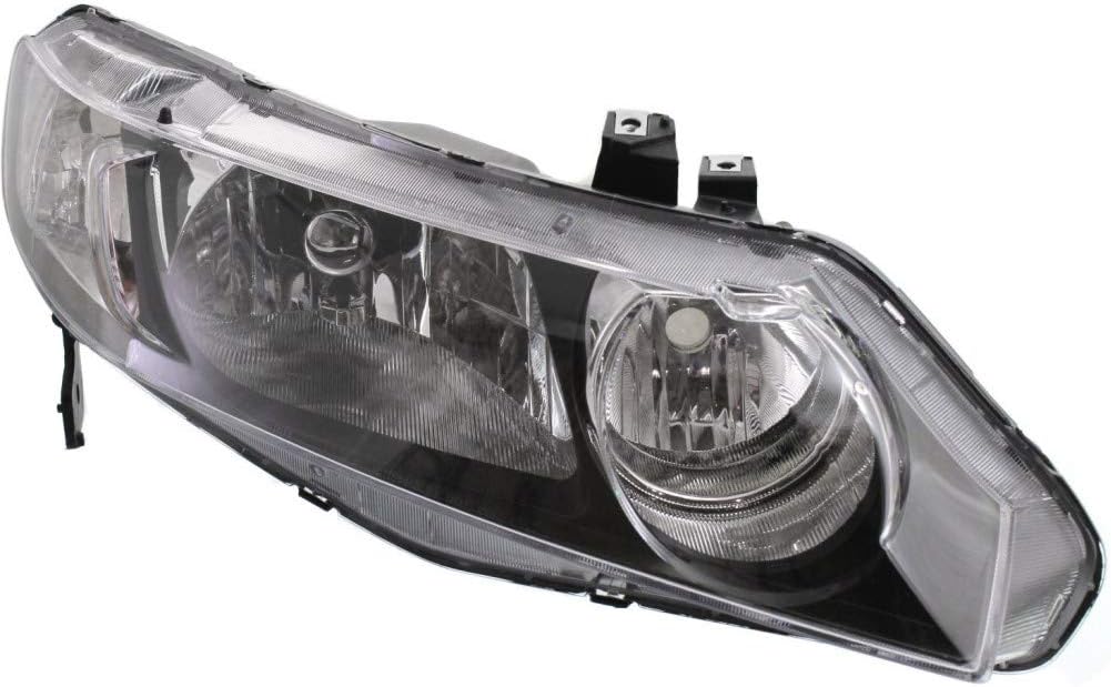 Headlight Assembly for Honda Civic 2009 2011 Driver Side Sedan O907