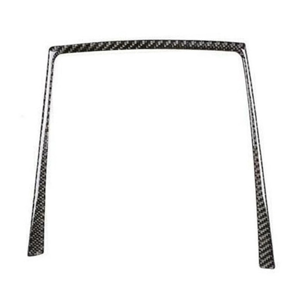 Carbon Fiber Water Cup Holder Frame Cover Trim R3969
