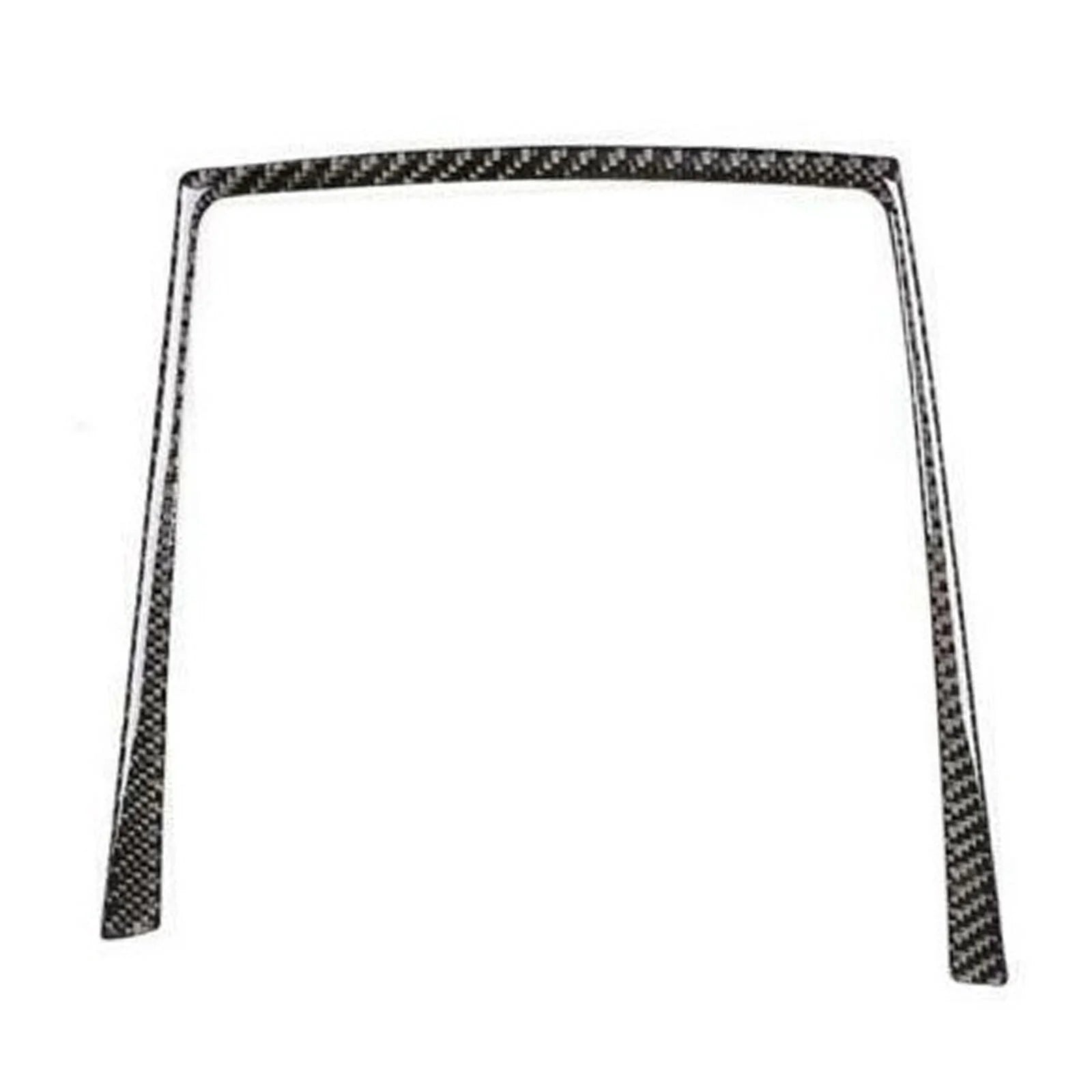 Carbon Fiber Water Cup Holder Frame Cover Trim R3969