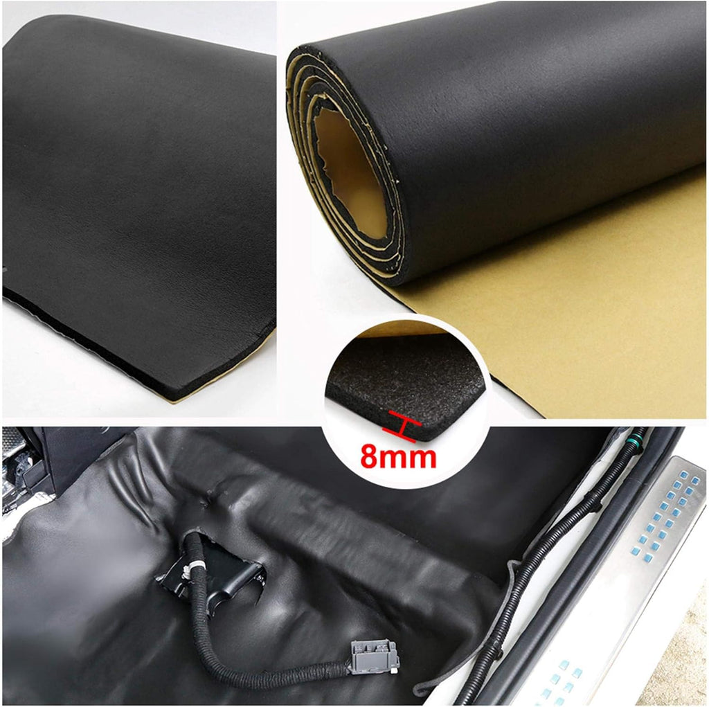 315mil Acoustic Absorption Heatproof Wave Foam Mat 21.5sqft Pack of 2 E673