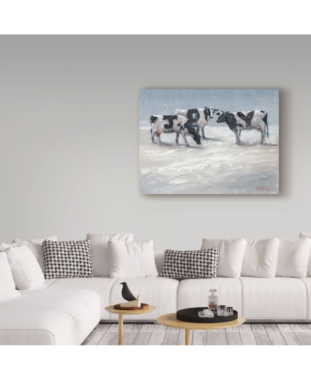 Joy Cows Canvas Art H1859
