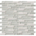 12 in. x 12 in. x 6 mm Glass Stone Mosaic Tile E116