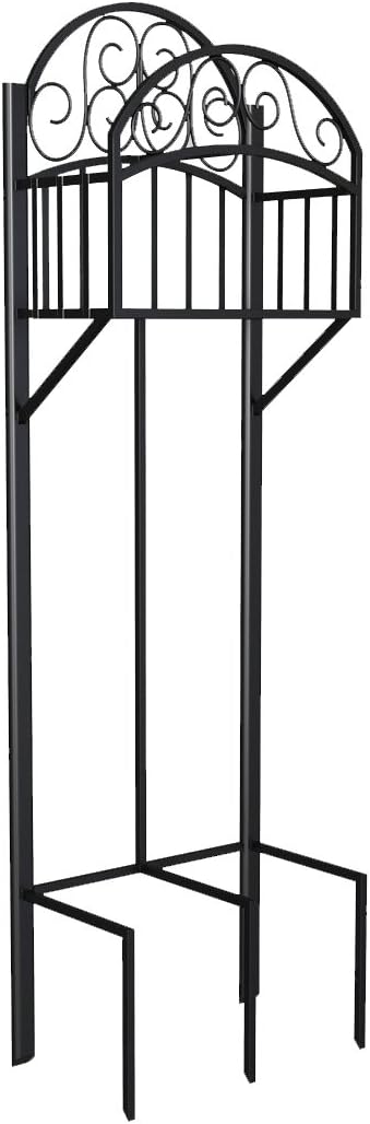 Black Pack of 2 Garden Hose Stand T509