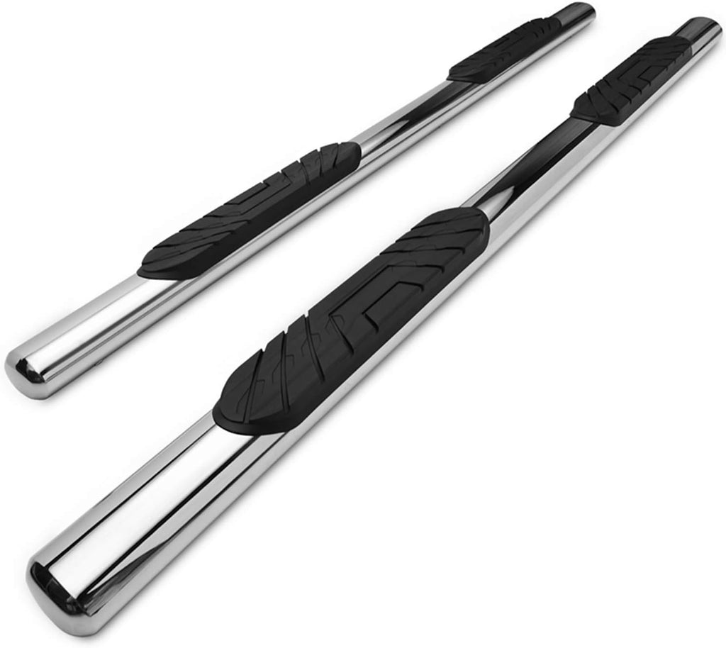 Black Oval Texture Side Bars Step Rails (2 pcs) P3620