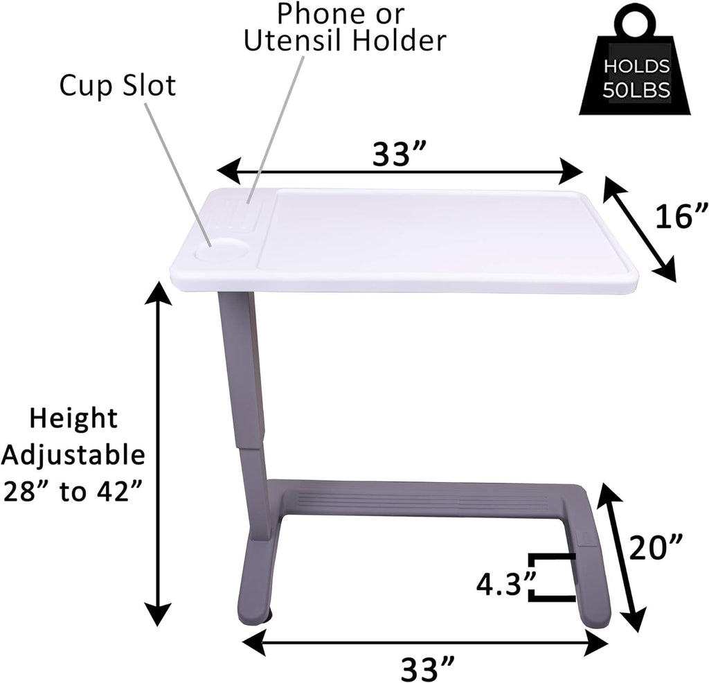 Overbed Table with Wheels Q9278