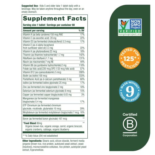 30 Mini Tabs Kids Vitamins with Vitamin B, C, D & Zinc R8414