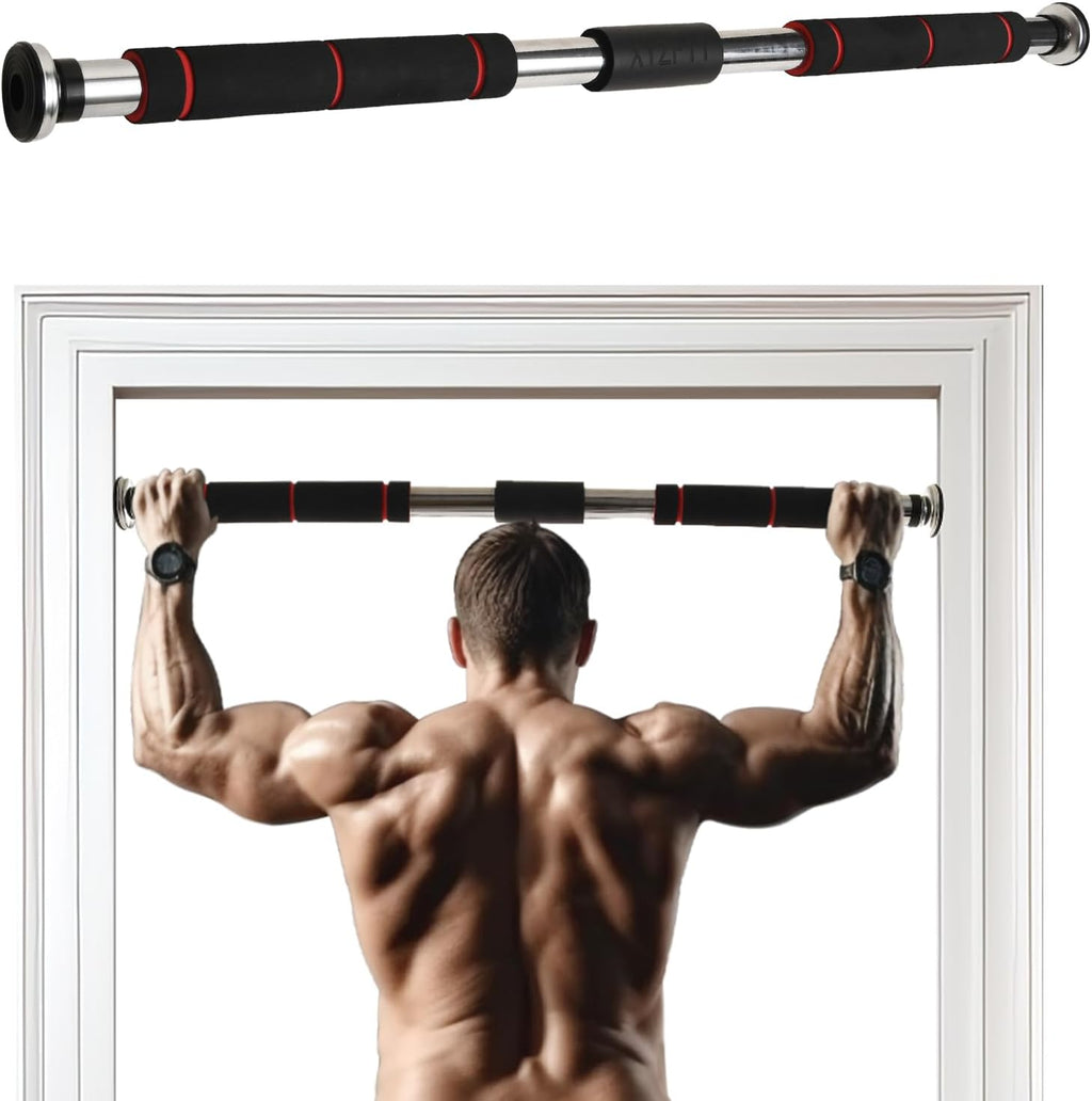 Pull Up Bar Dip Station with Adjustable Height, 330 lbs Capacity F5091