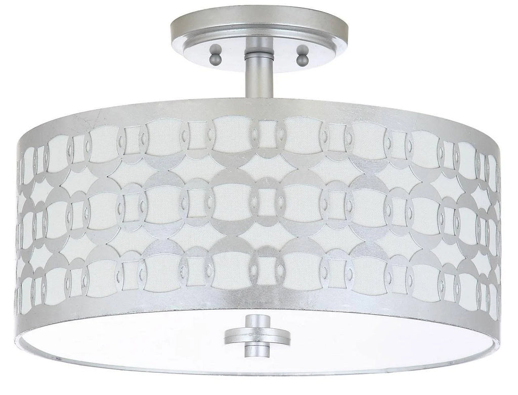 Silver 3-Light Flush Mount L667228