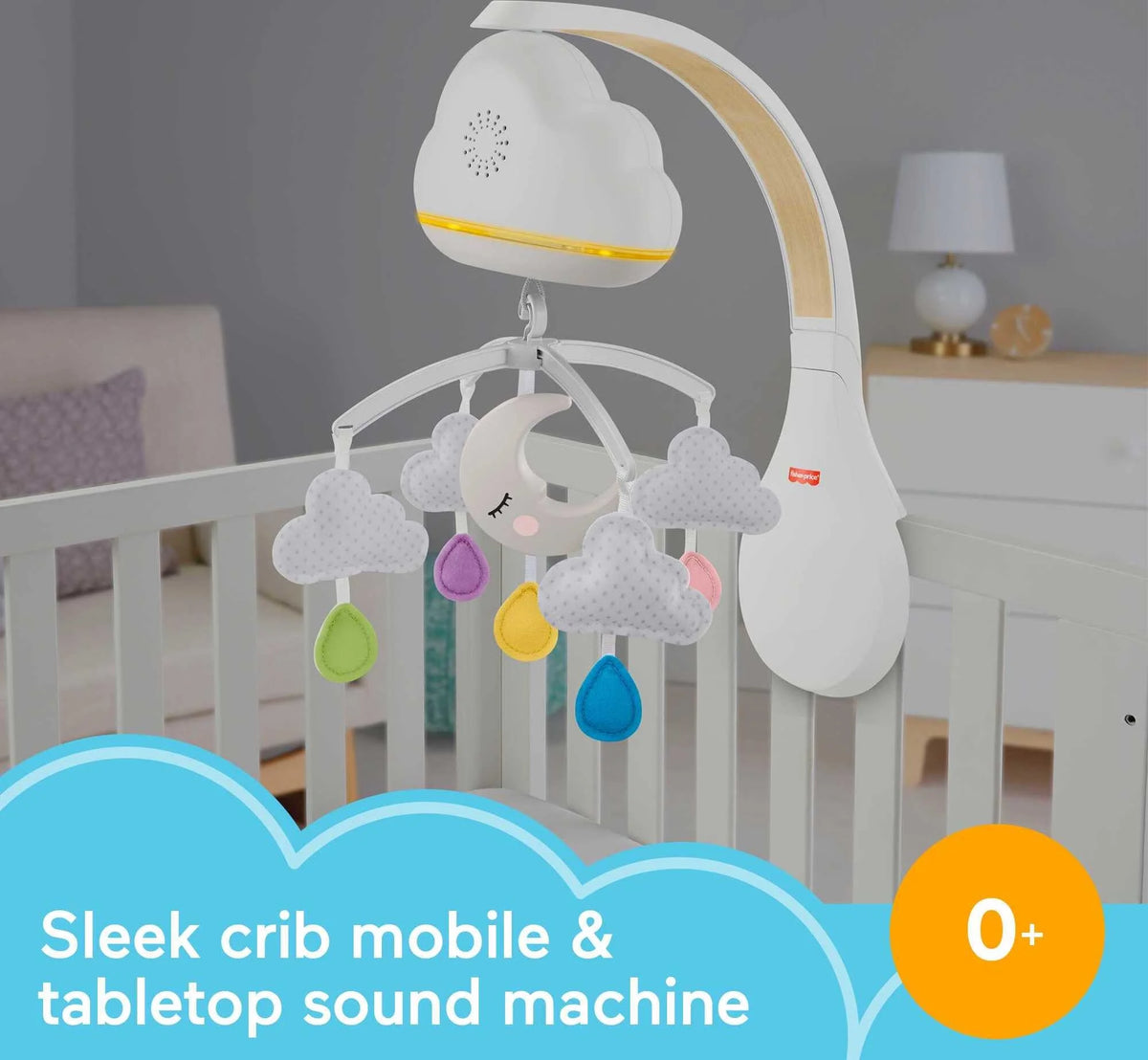 Calming Clouds Mobile & Soother Sound Machine with Music D598704