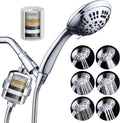 Chrome Filtered Handheld Shower Head with 2 Cartridges, Pack of 2 I782610