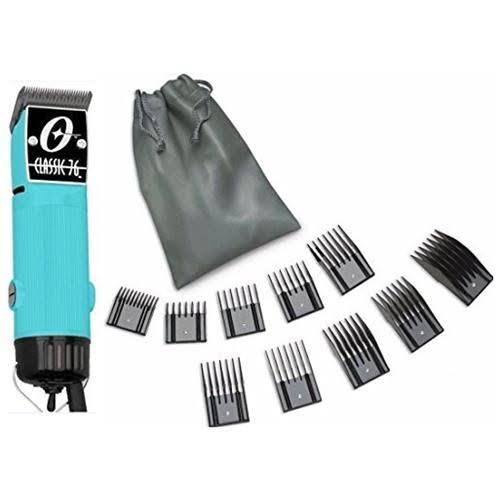 Aqua Light Blue 10 PC Comb Hair Clipper Set X80597