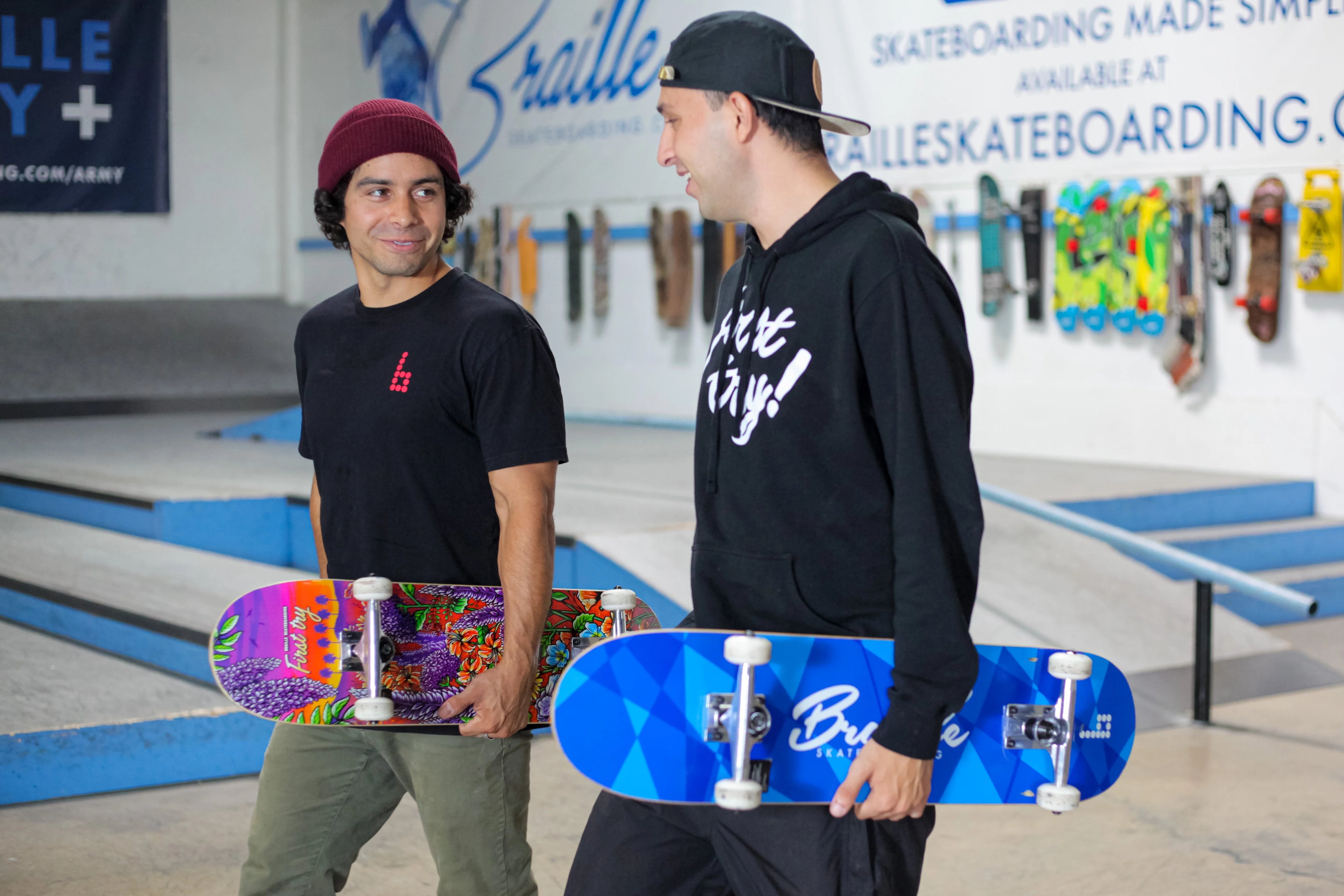 Multicolor 31 In. x 7.75 In. Complete Skateboard with 7-Ply Maple Deck and Abec-7 Bearings F489523