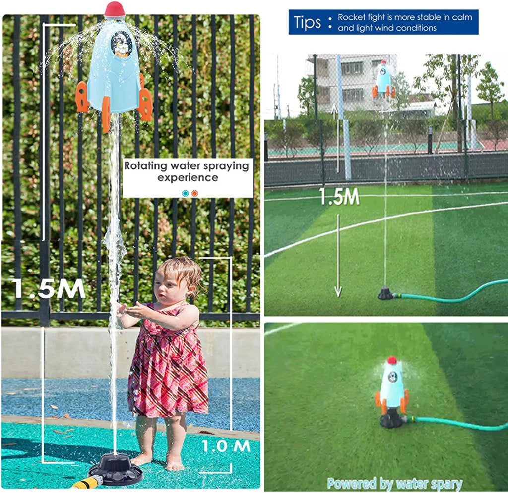 Water Rocket Sprinkler Toy for Kids M7780