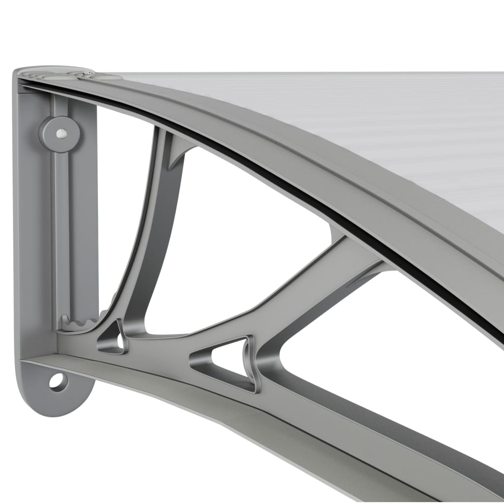 Gray Polycarbonate Door Canopy L1230