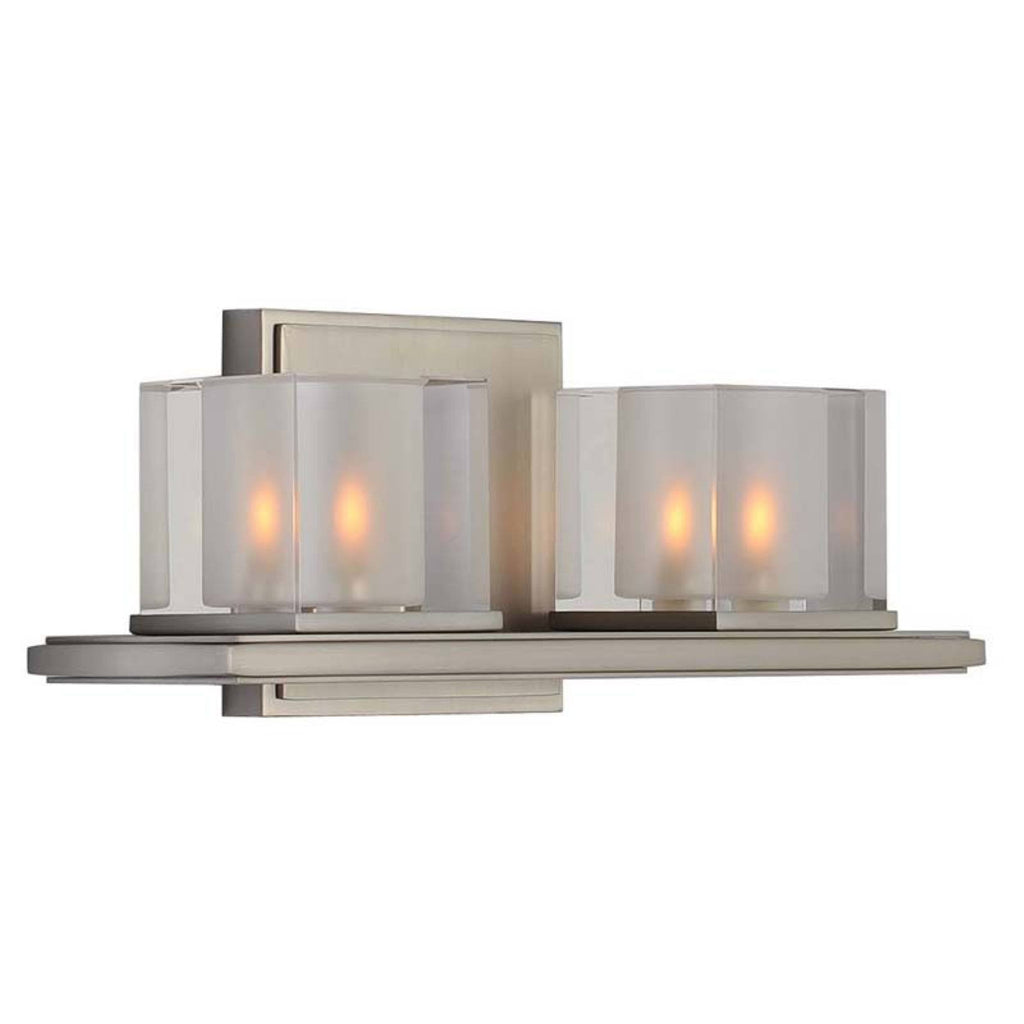 2 Light Satin Nickel Bath B4977
