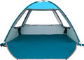 XL Pop Up Beach Tent 4-5 Person Anti-UV Sun Shelter Cabana Pack of 2 Z147577