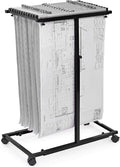 Red Adjustable Vertical Poster Display Rack F374566