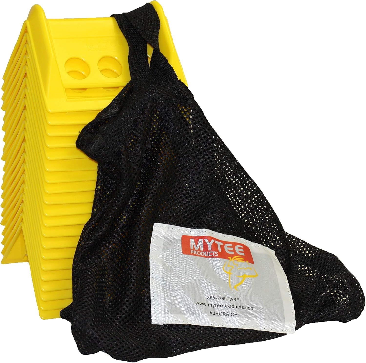 4" Plastic Corner Protectors 120 Pcs (6 Pack) with Carrying Case S295649