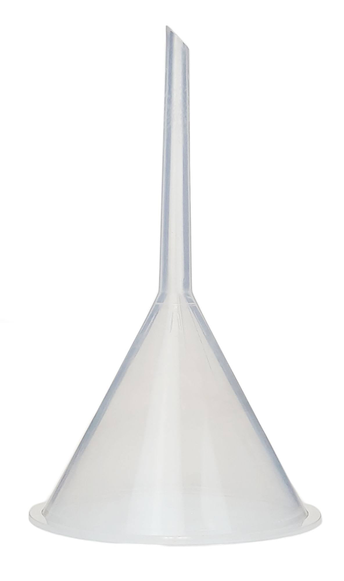 75mm Diameter Opening Polypropylene Utility Funnel, White, Case of 144 V37926