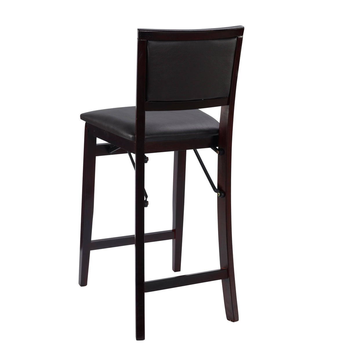 Dark Brown Folding Counter Stool V9371