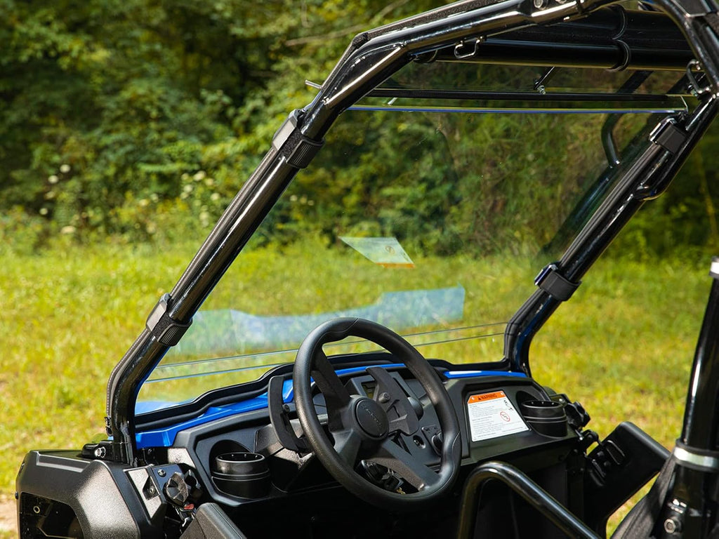 Heavy Duty Full Windshield for Honda Pioneer 500/520, 1/4 Thick Clear Polycarbonate B22118