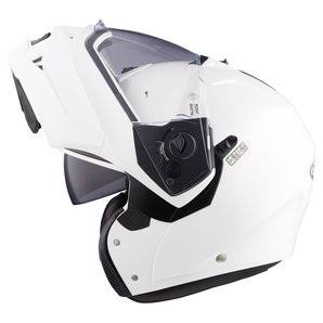 White Flip-Up Helmet N33551