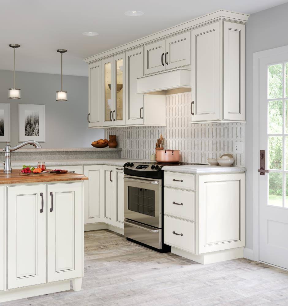 Pewter Painted Door and Drawer Base Fully Assembled Semi-Custom N9108