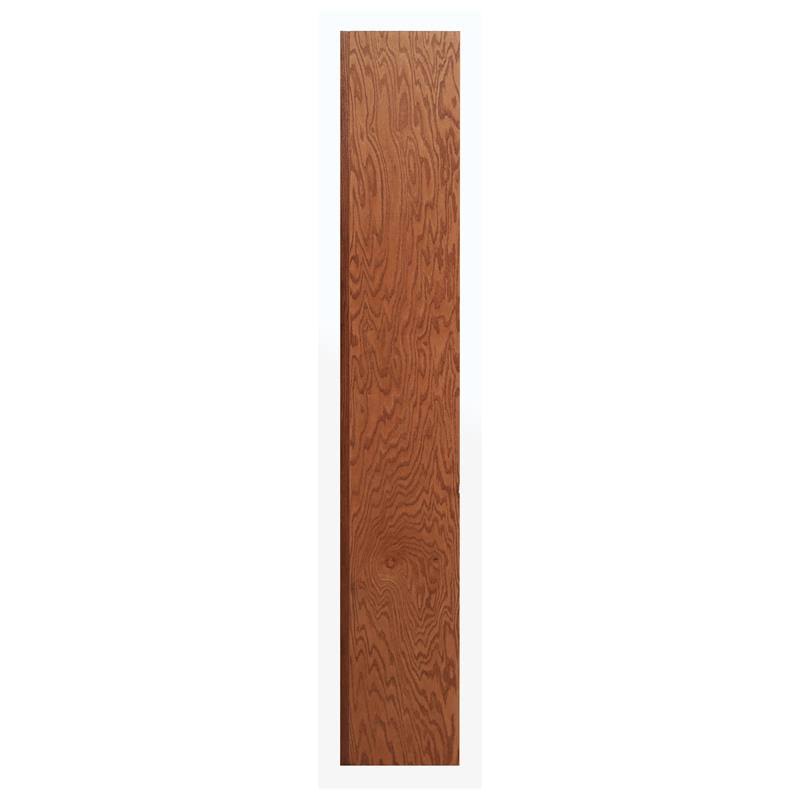Traditional 5-Shelf Wood Bookcase in Dry Oak T239482