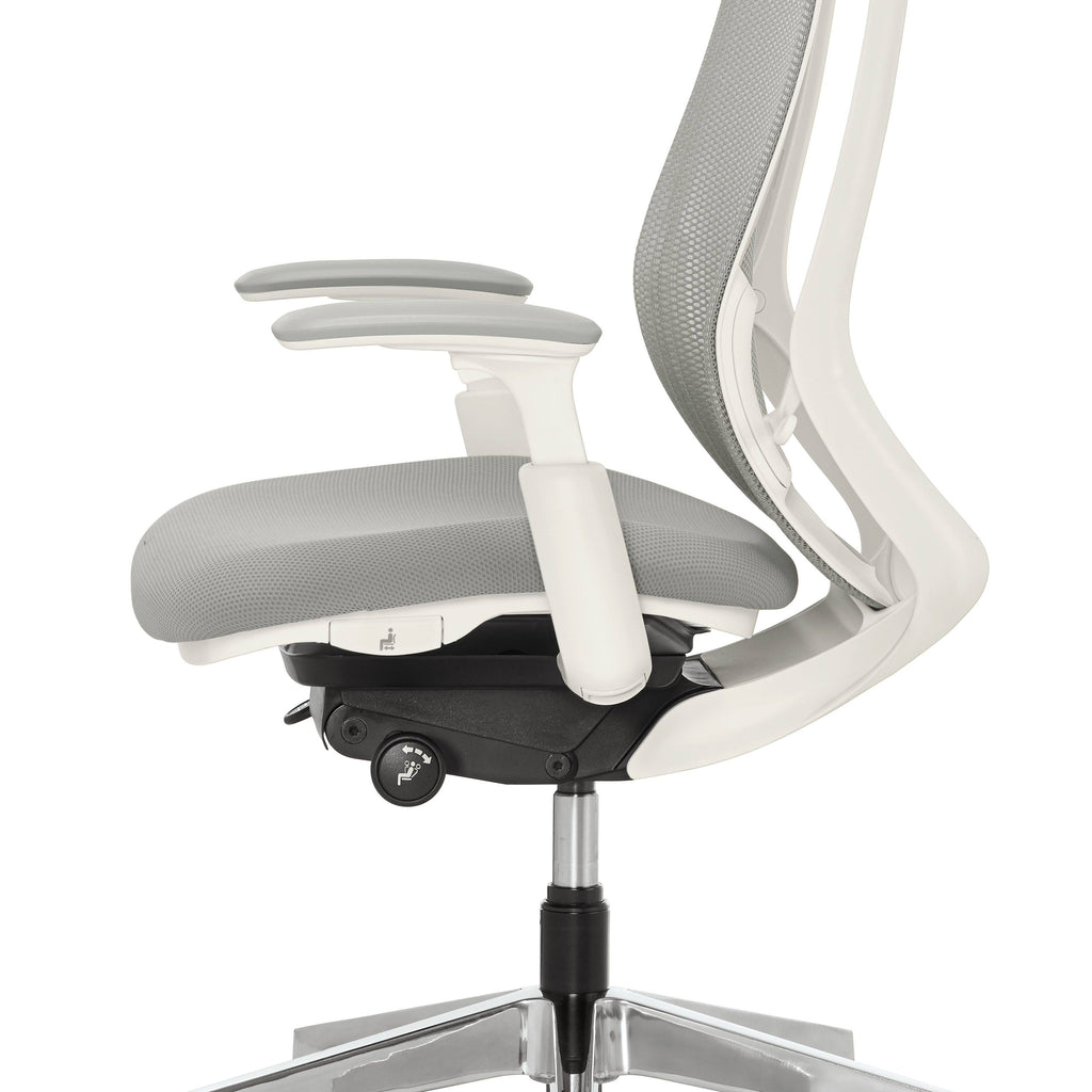Black Ergonomic Mid-Back Office Task Chair with Black Mesh C64298