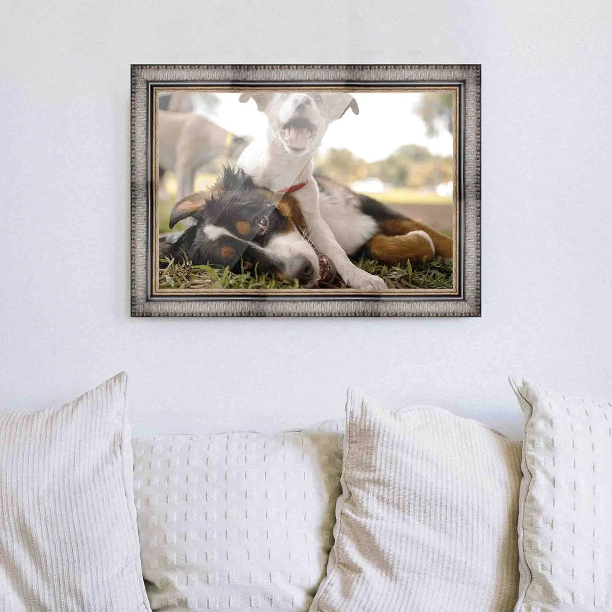 Black Solid Wood Picture Frame with UV Foam Board Backing Y443