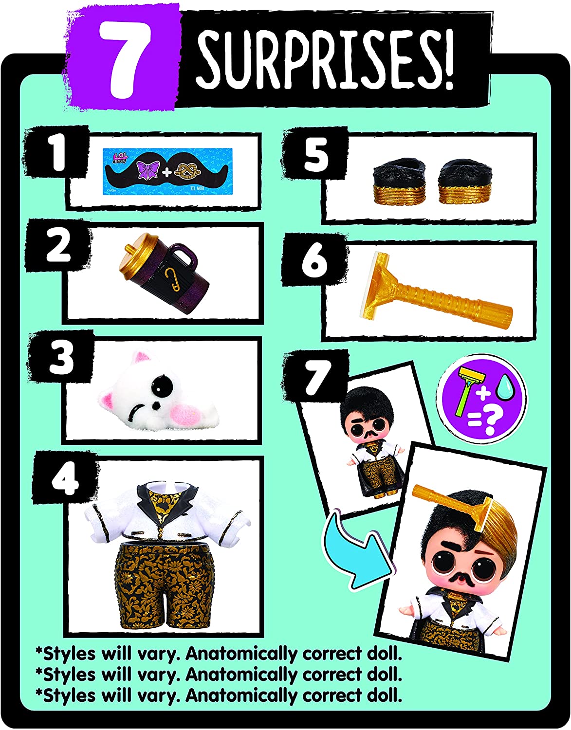 Boys Series 5 Boy Doll With 7 Surprises V5562