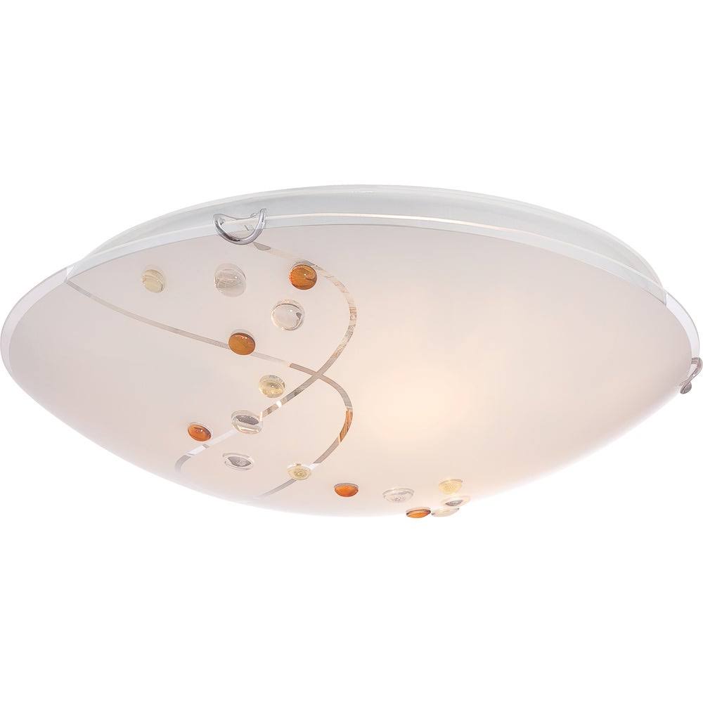 Polished Chrome 3-Light Flush Mount Y7207