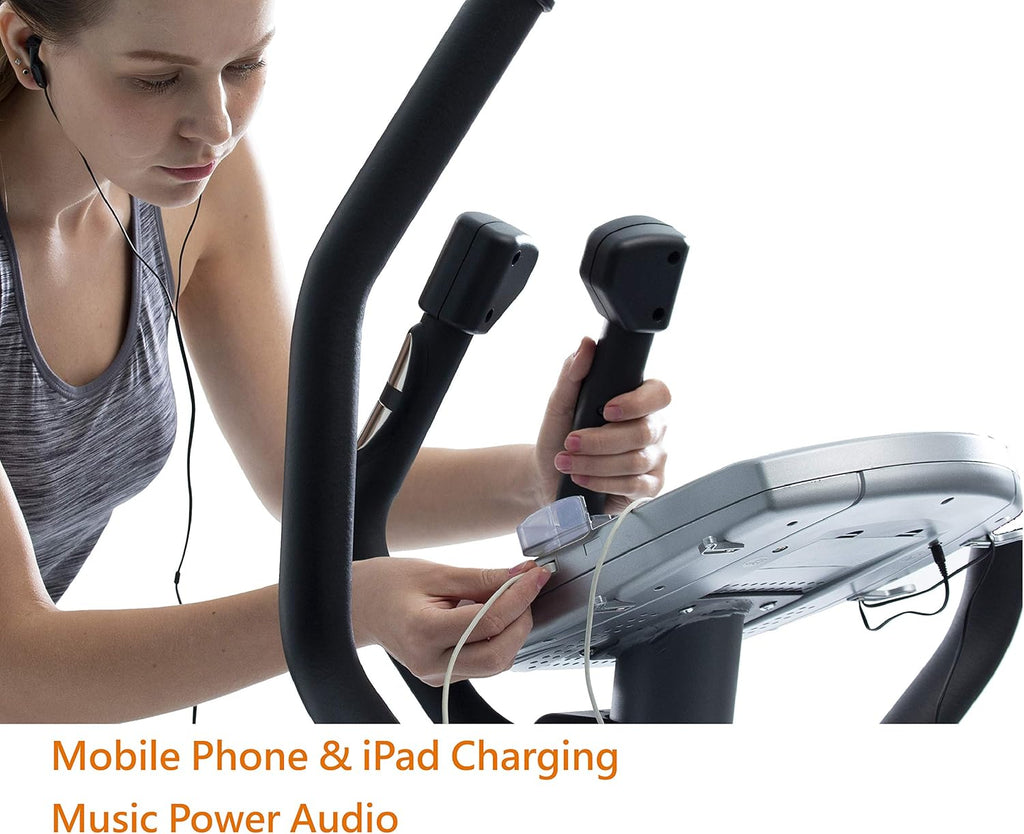 Elliptical Exercise Cross Trainer with Adjustable Arms and Pedals O764