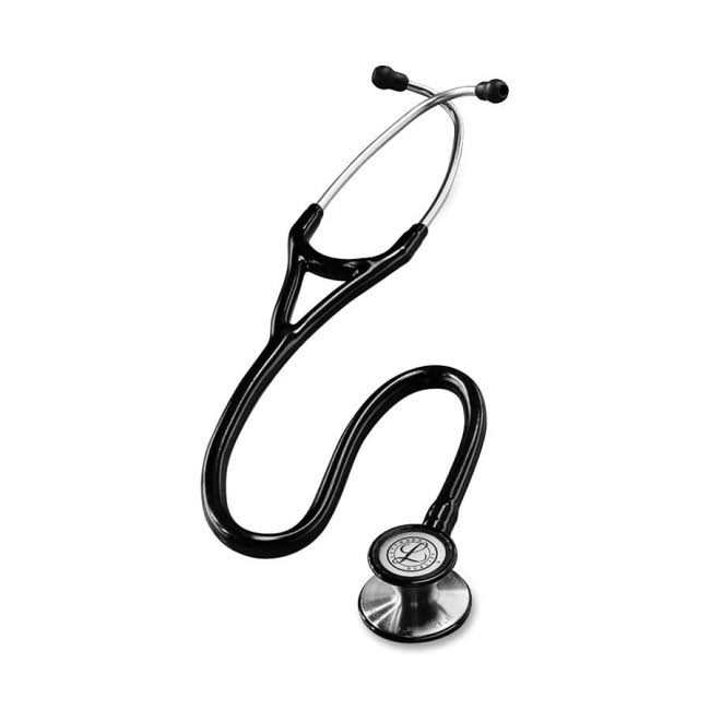Black Tube Stainless Steel Finish Stethoscope G307