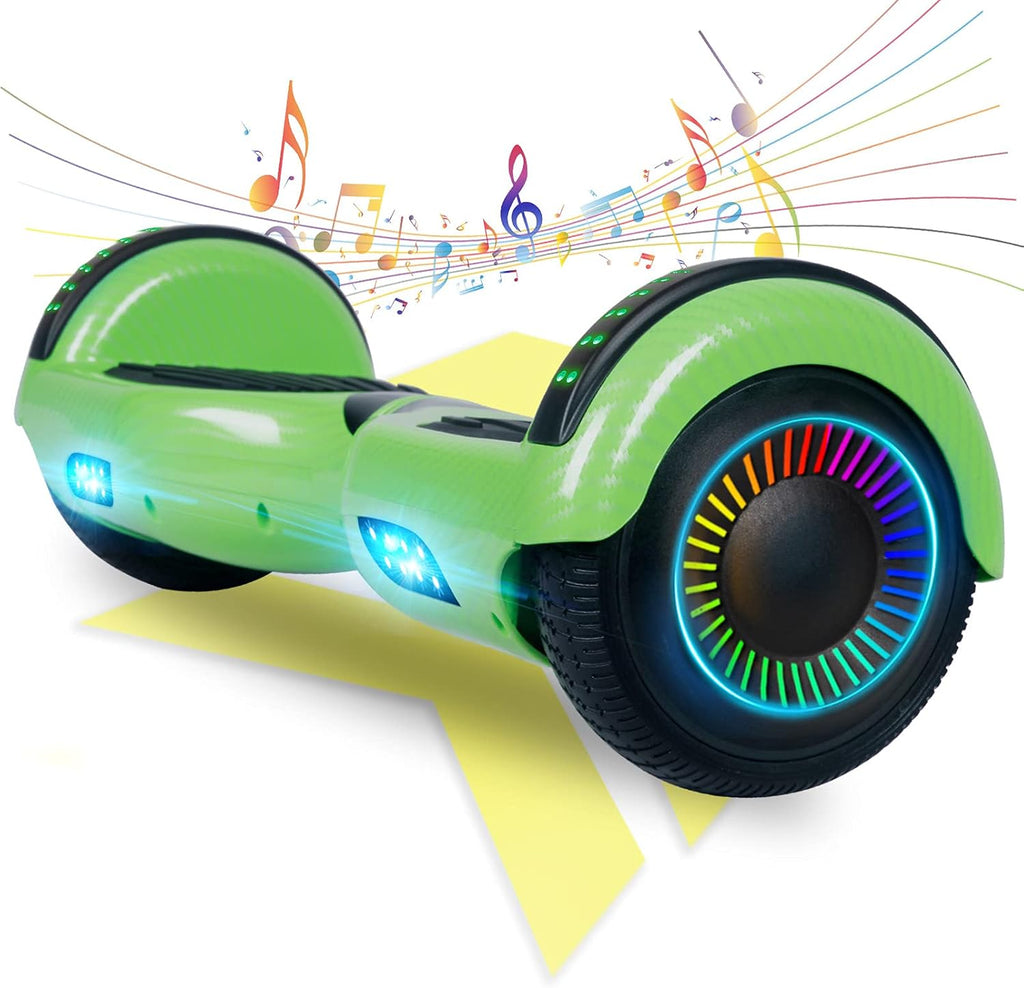 6.5 Inch Self Balancing Hoverboard with Bluetooth and LED Lights X938879
