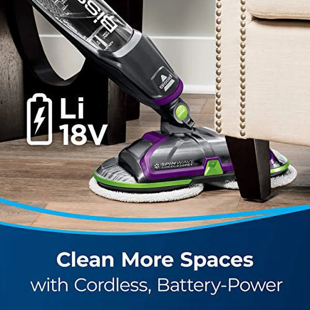 Cordless PET Hard Floor Spin Mop Y451