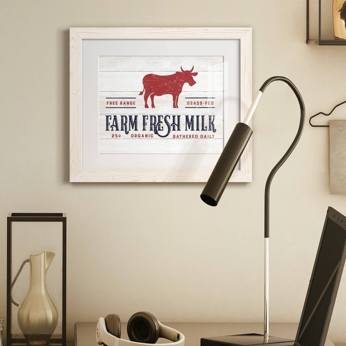 Framed Canvas - 27.5X37.5 - Walnut S2562