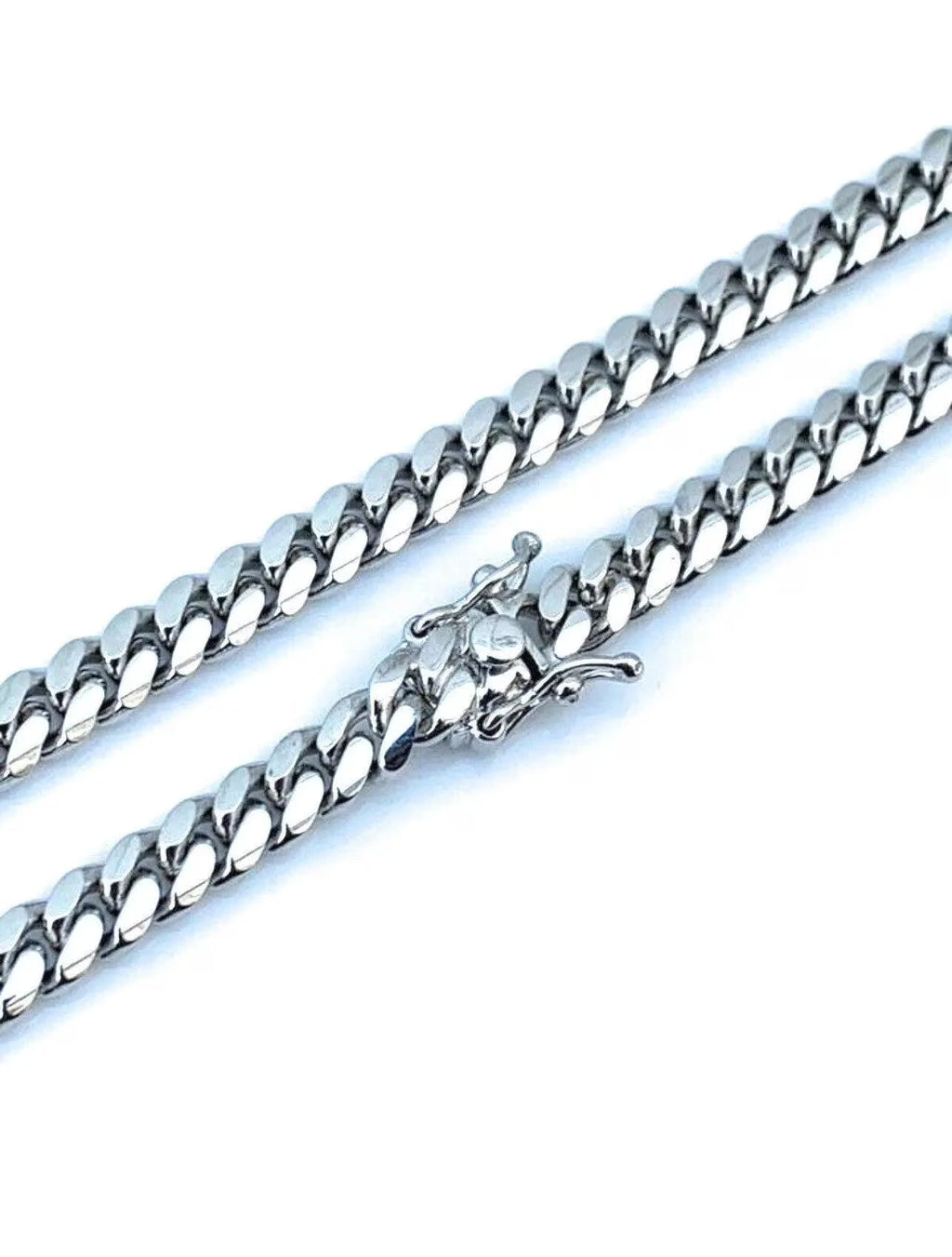 925 Solid Sterling Silver Miami Cuban Link Chain W17017