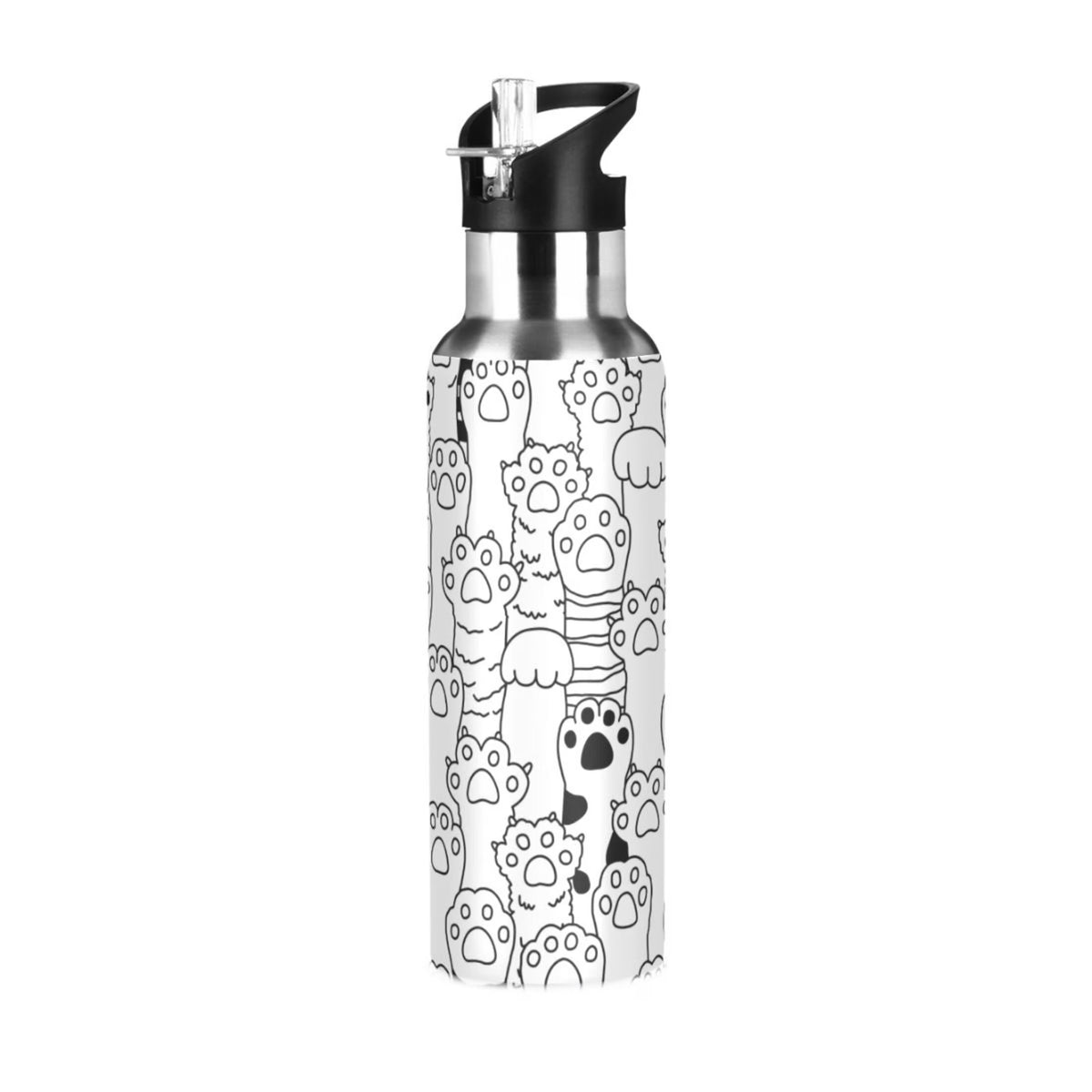 Stainless Steel Insulated Water Bottle with Straw Lid L91970