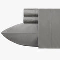 California King Dark Gray 100% Cotton Sateen Set W191