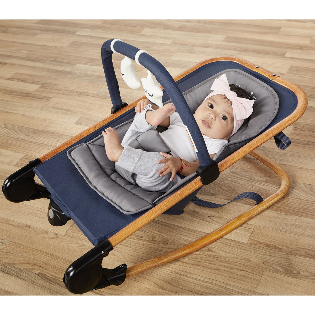 2-in-1 Baby Rocker and Stationary Seat F246