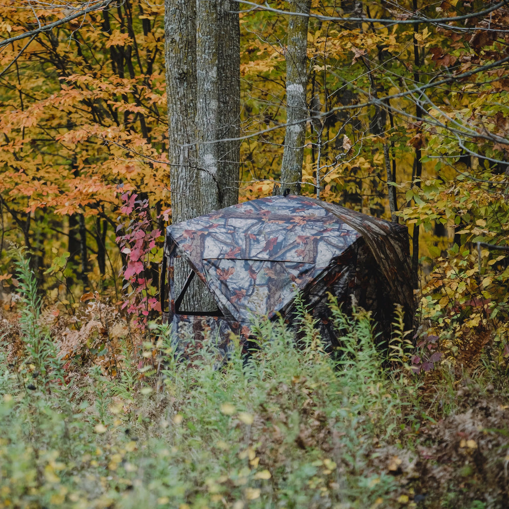 Portable Hub Blind, 2-Person, Woodland P411550