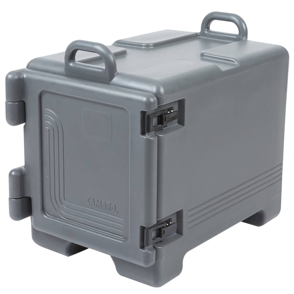 Charcoal Gray Front Loading Insulated Food Pan Carrier S52813