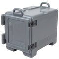 Charcoal Gray Front Loading Insulated Food Pan Carrier S52813