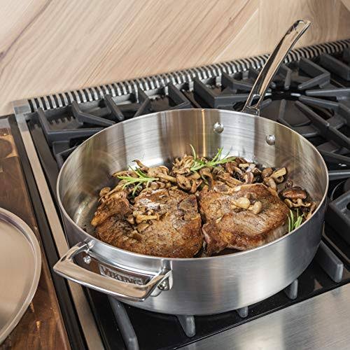 5-Ply Stainless Steel Saute Pan, 6.4 Quart K253783