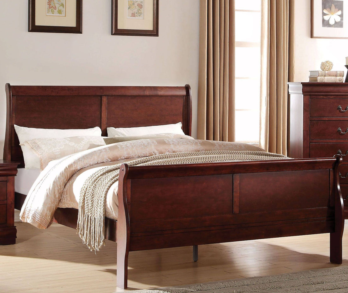Full Bed Cherry Y283