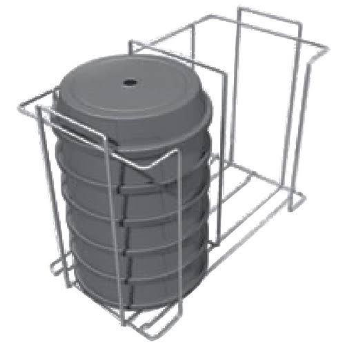 Covered Plate Carrier Rack Holds 10 Plates R5155
