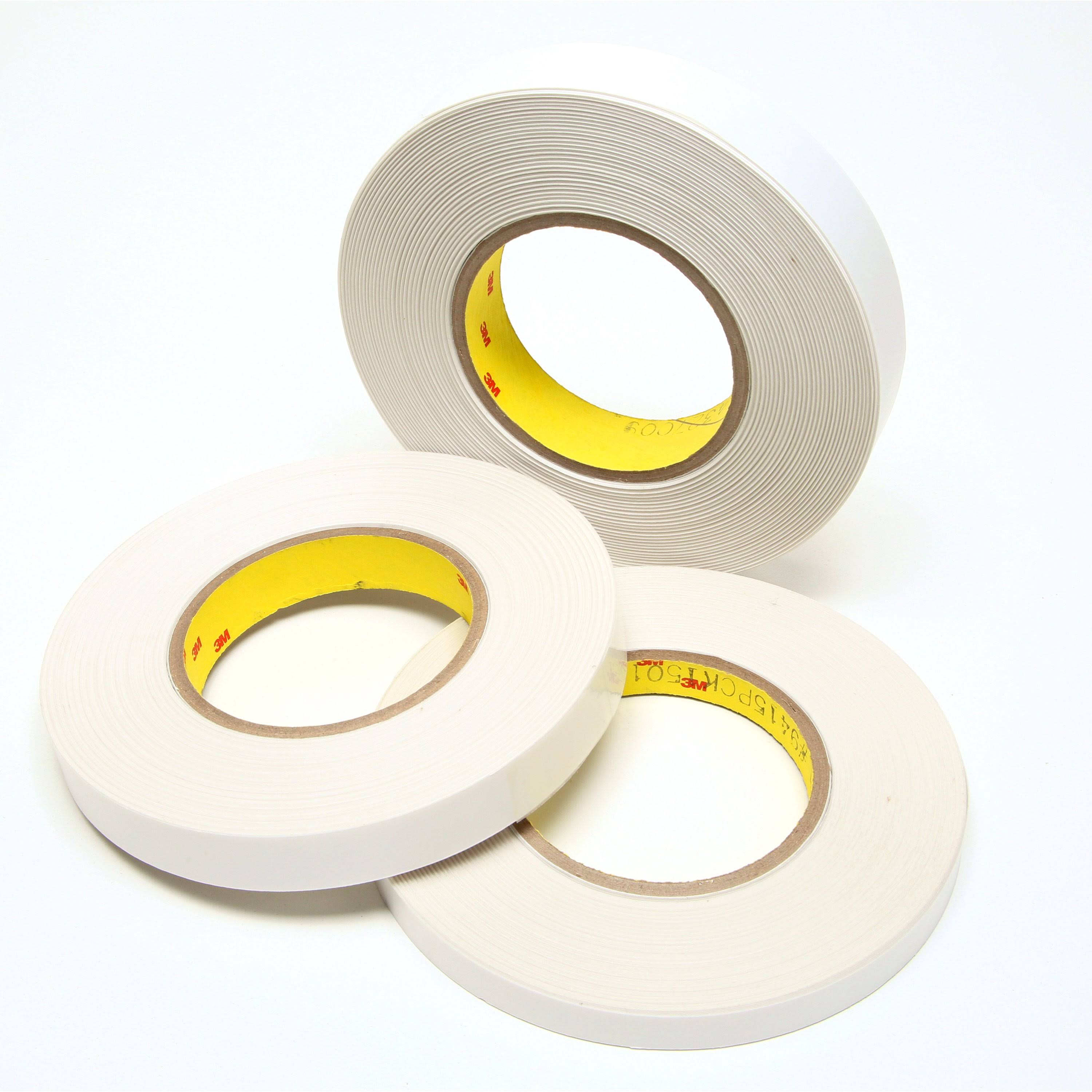 9 Rolls Clear Removable Tape, 1 in x 144 yd Q330508
