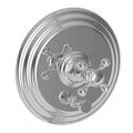 Aged Brass Tub and Shower Diverter Plate with Handle Z769882