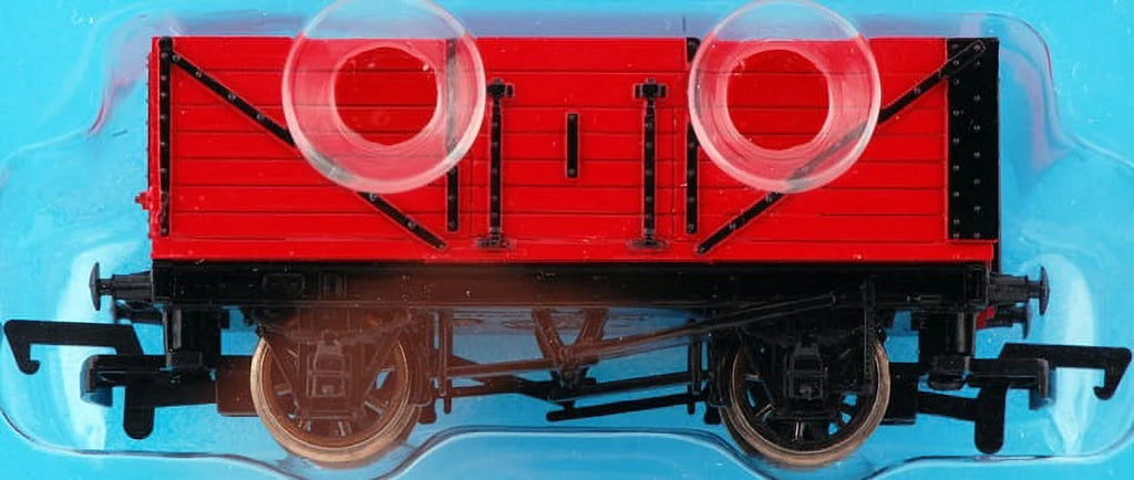 Red Open Wagon Train J1786